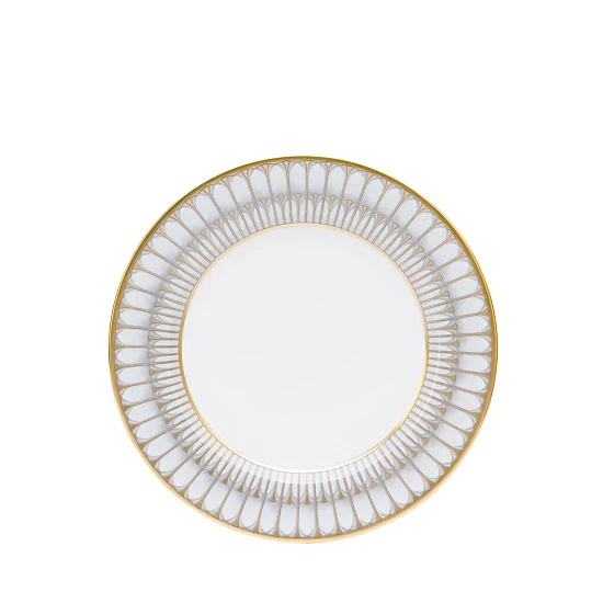 Deshoulieres Arcades Grey & Gold Salad Plate