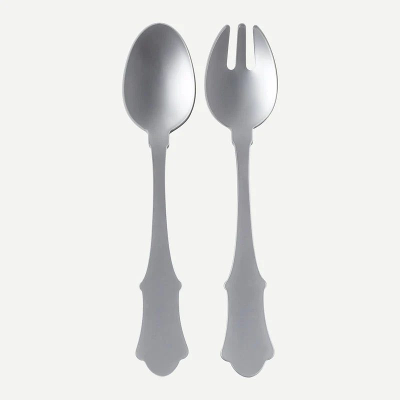 Sabre Honorine 2 Pc. Salad Set, Grey