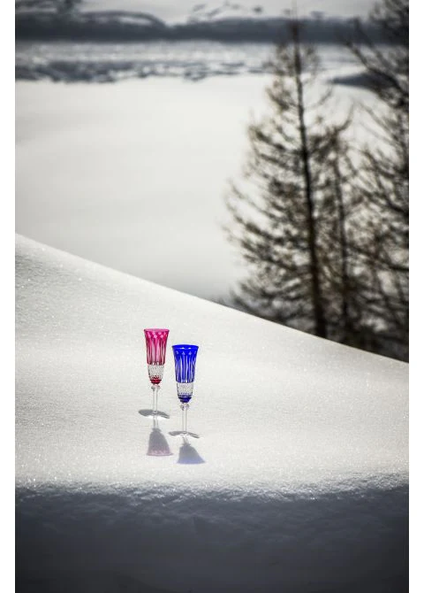 St Louis Tommy Rouge Champagne Flute - Image 2