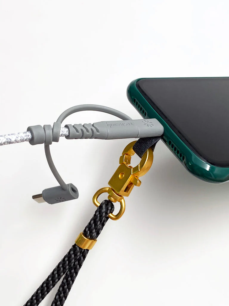 Tech Candy The Hookup Dark Slate Universal Phone Lanyard - Image 3