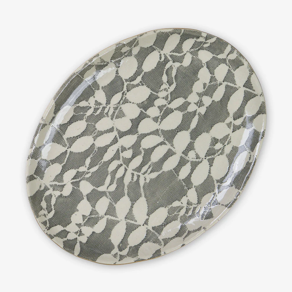 Terrafirma Aspen Charcoal Small Party Platter