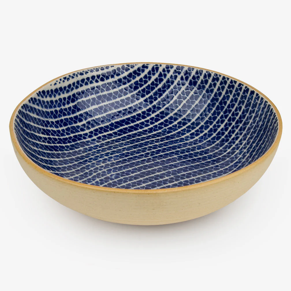 Terrafirma Cobalt Dot 8" Bowl