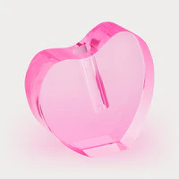 Tizo Design  Small Crystal Pink Vase
