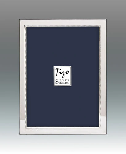 Tizo Design Sterling Narrow Flat Inner Bead Frame, 4*6