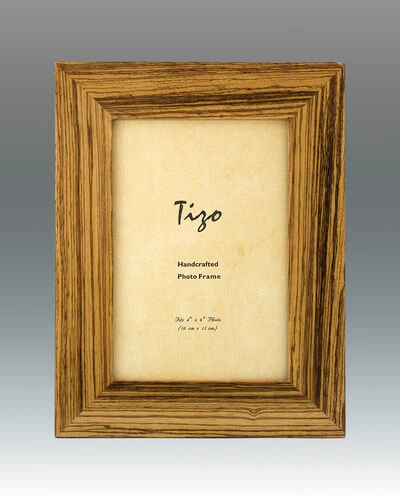 Tizo Zebrano Wood Frame