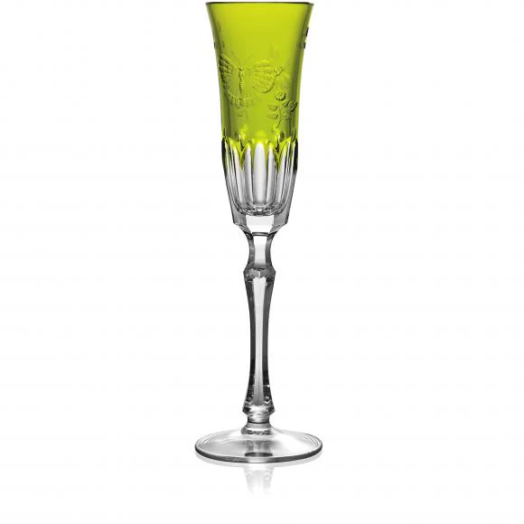 Varga Crystal Springtime Yellow-Green Flute
