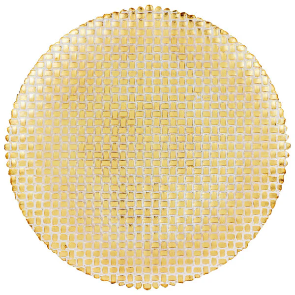 Vietri Rufolo Large Gold Platter