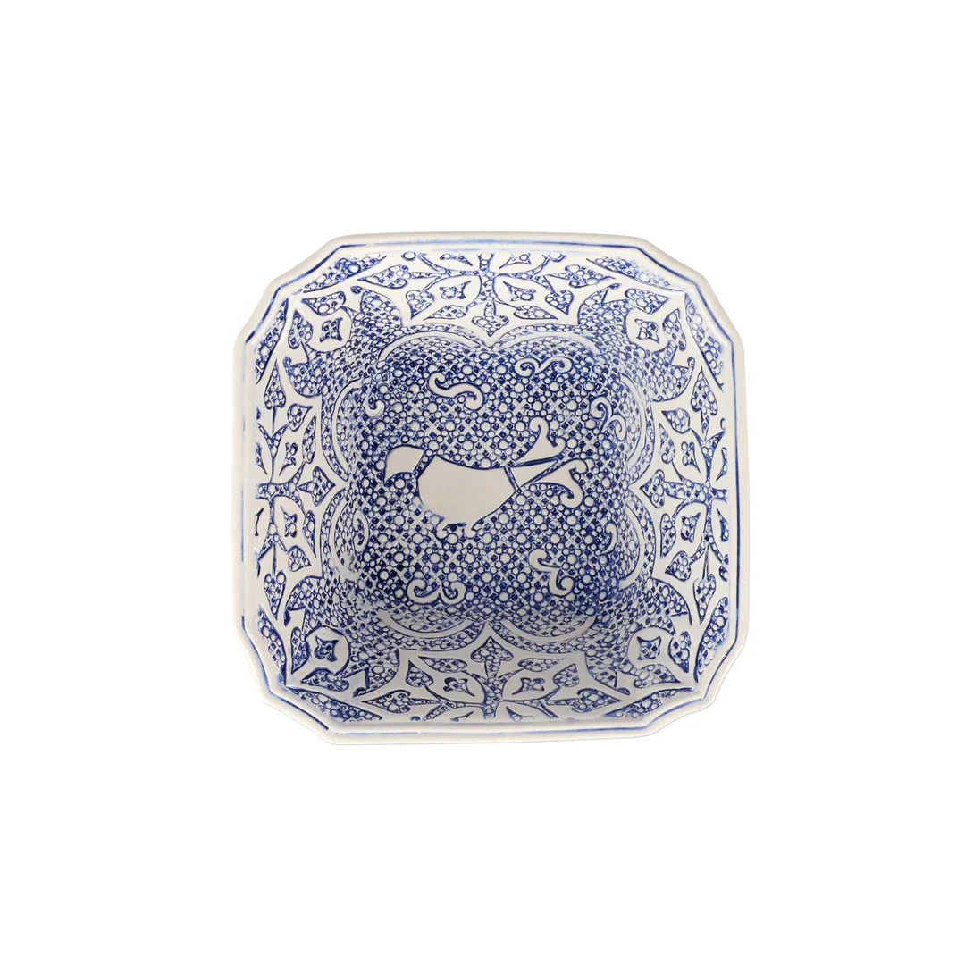 Vietri Uccello Blue Small Bowl - Image 2