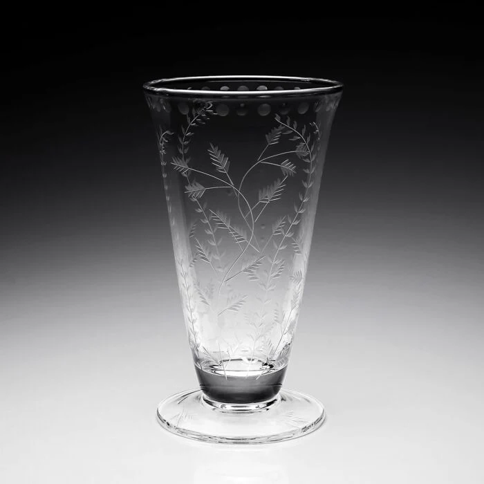 William Yeoward Crystal Fern 10" Footed Flower Vase - Image 2